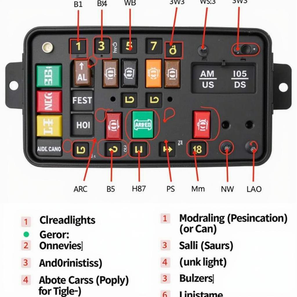 1997 Lincoln Town Car Fuse Box Diagram