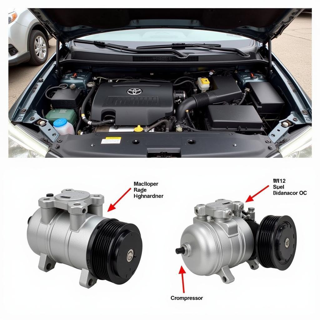 2007 Toyota Highlander AC Compressor Location and Identification