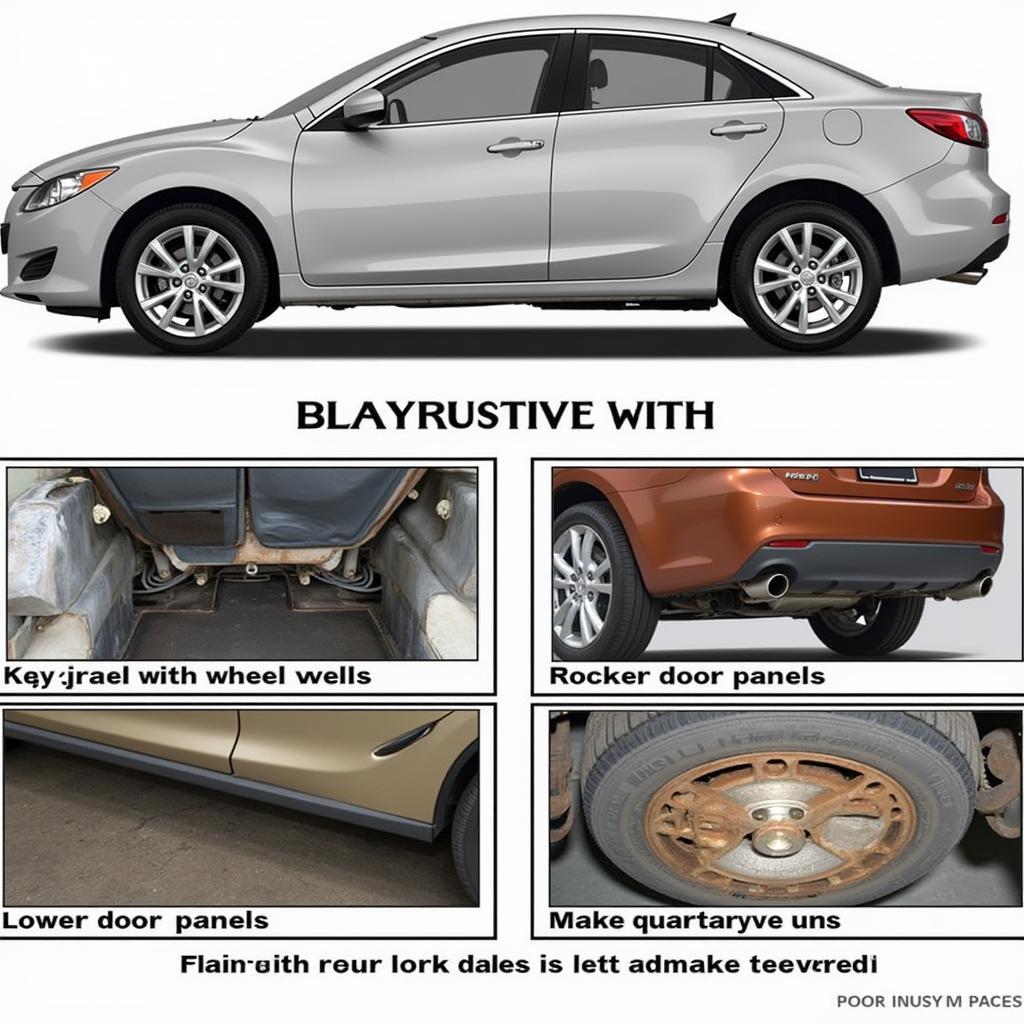 2010 Mazda 6 Common Rust Areas: Wheel Wells, Rocker Panels, Doors