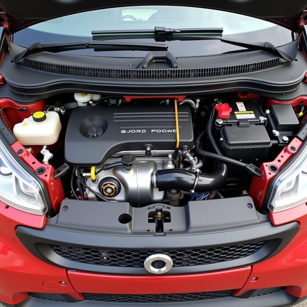 2012 Smart Car Engine Bay Overview