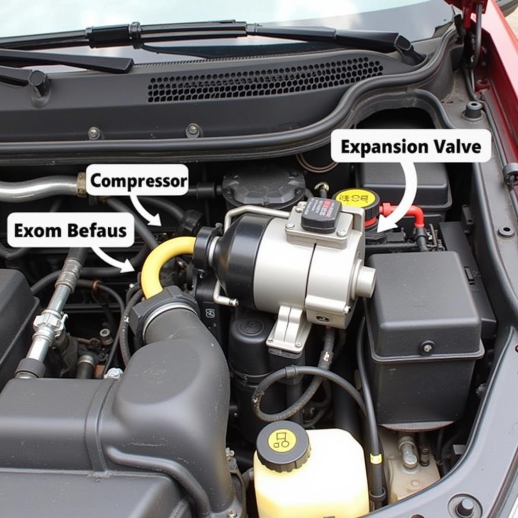 AC Compressor and Expansion Valve Components