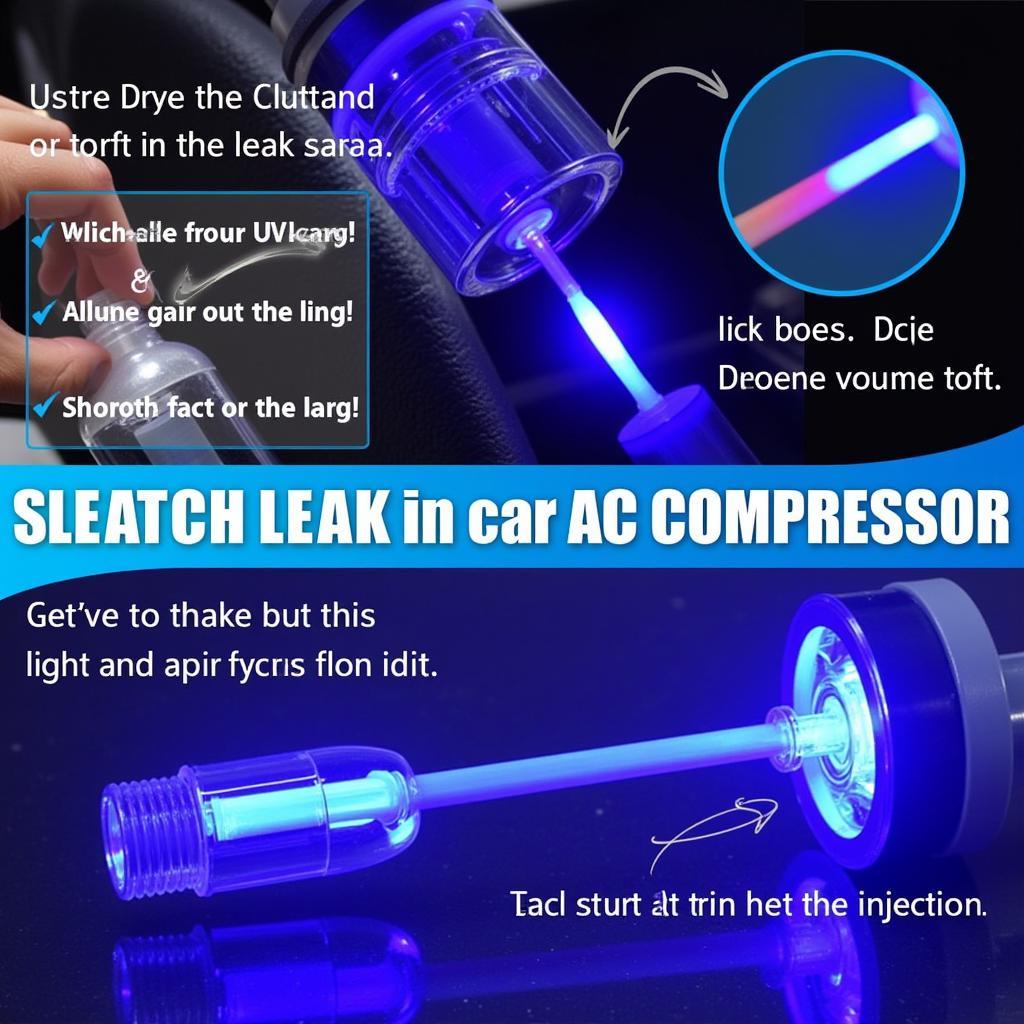 Detecting a Leak in a Car AC Compressor