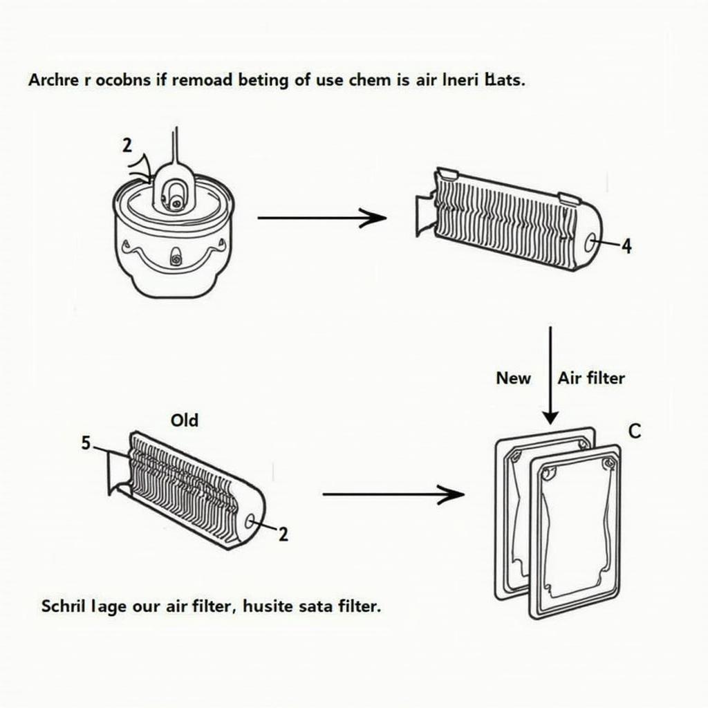 Replacing the air filter