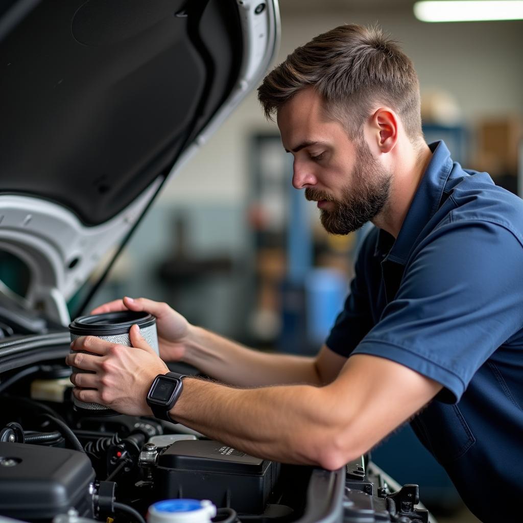 Air filter replacement in St. Charles