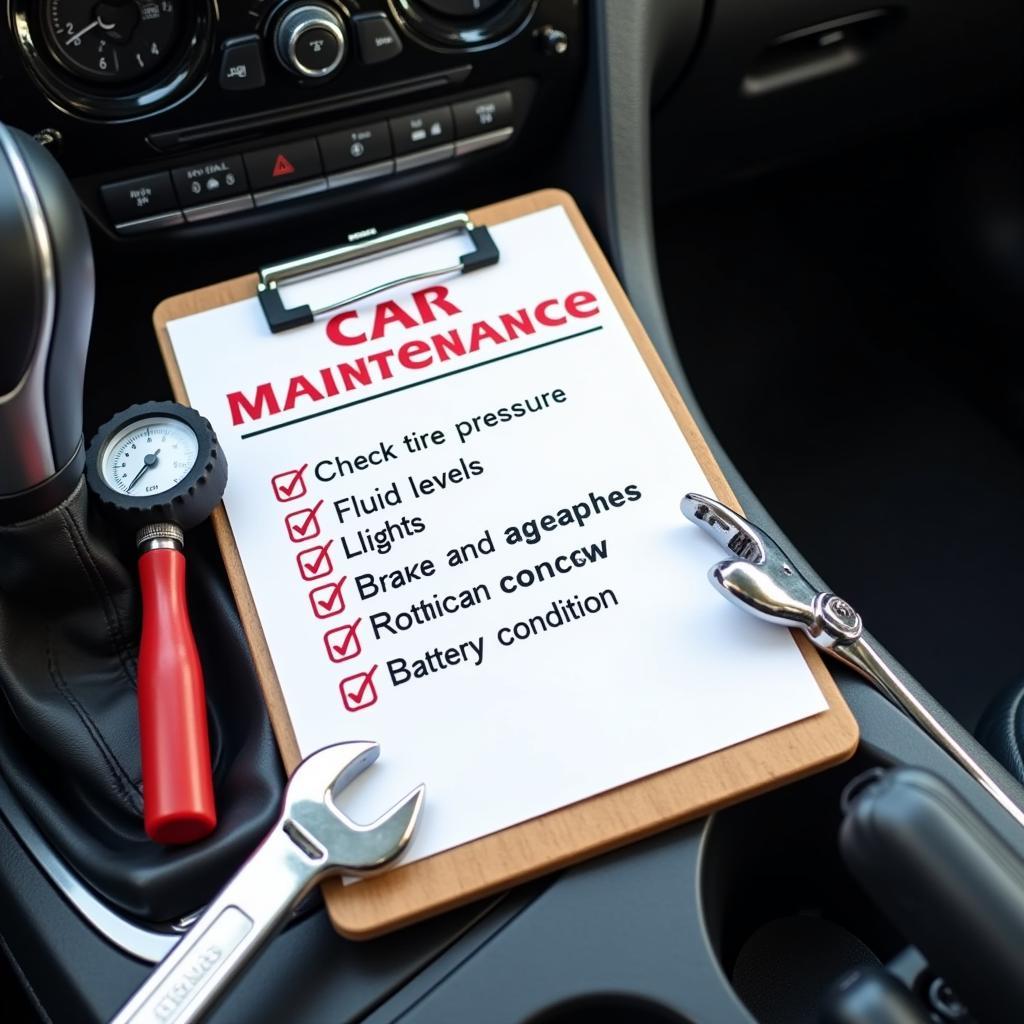 Annual Car Maintenance Checklist