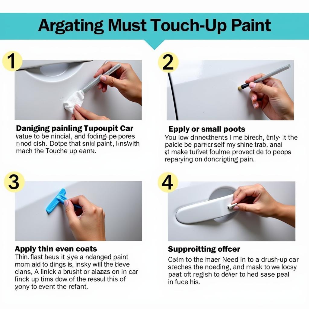 Applying Touch-Up Paint to a Car Scratch