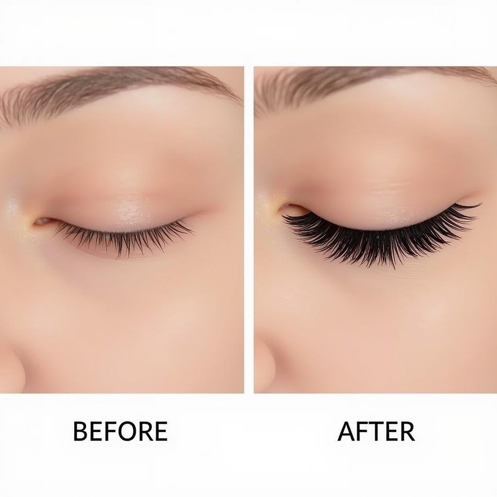 Art-Visage Lash Blow Gel Before & After