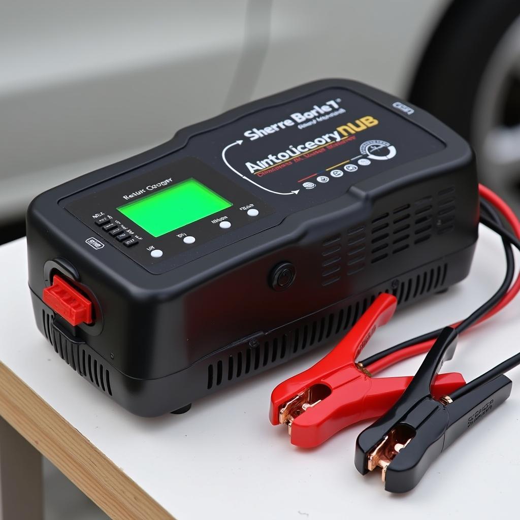 Battery charger for a dead car battery