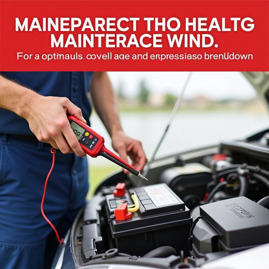 Battery check for optimal car performance