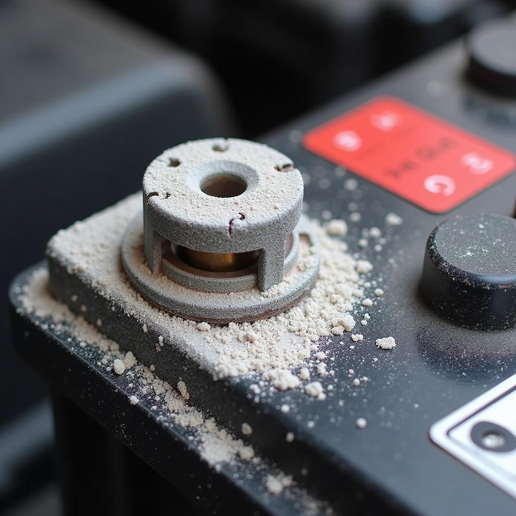 Corroded battery terminals