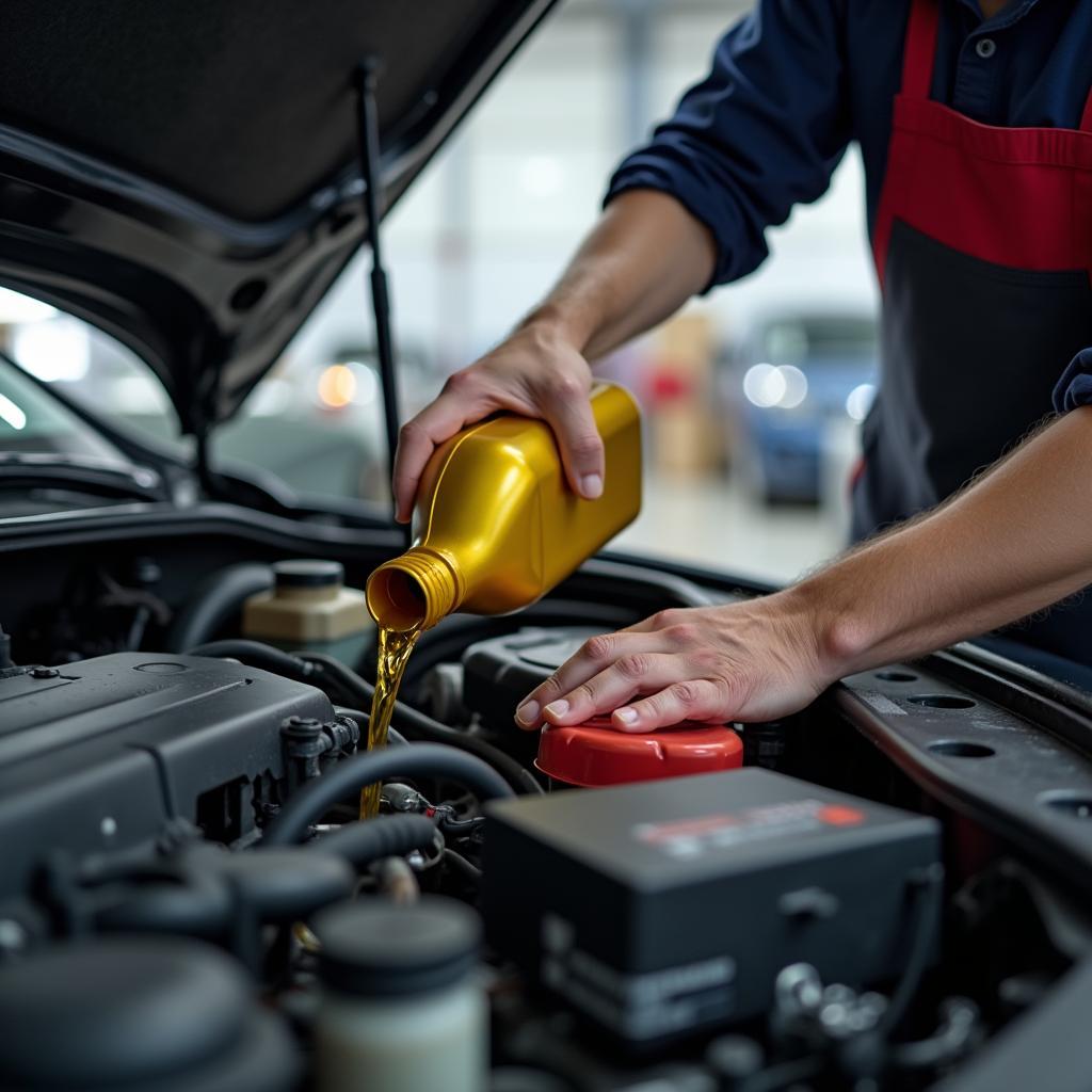 Changing your car's oil in Blacksburg