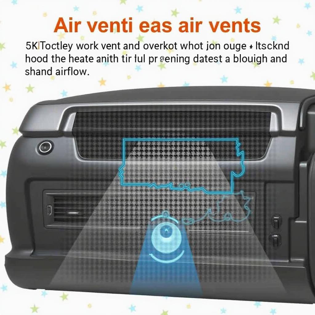 Blocked car heater air vents