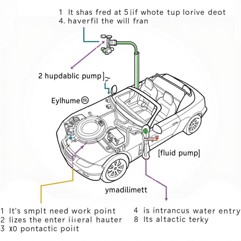 BMW 650i Convertible Hydraulic System Components