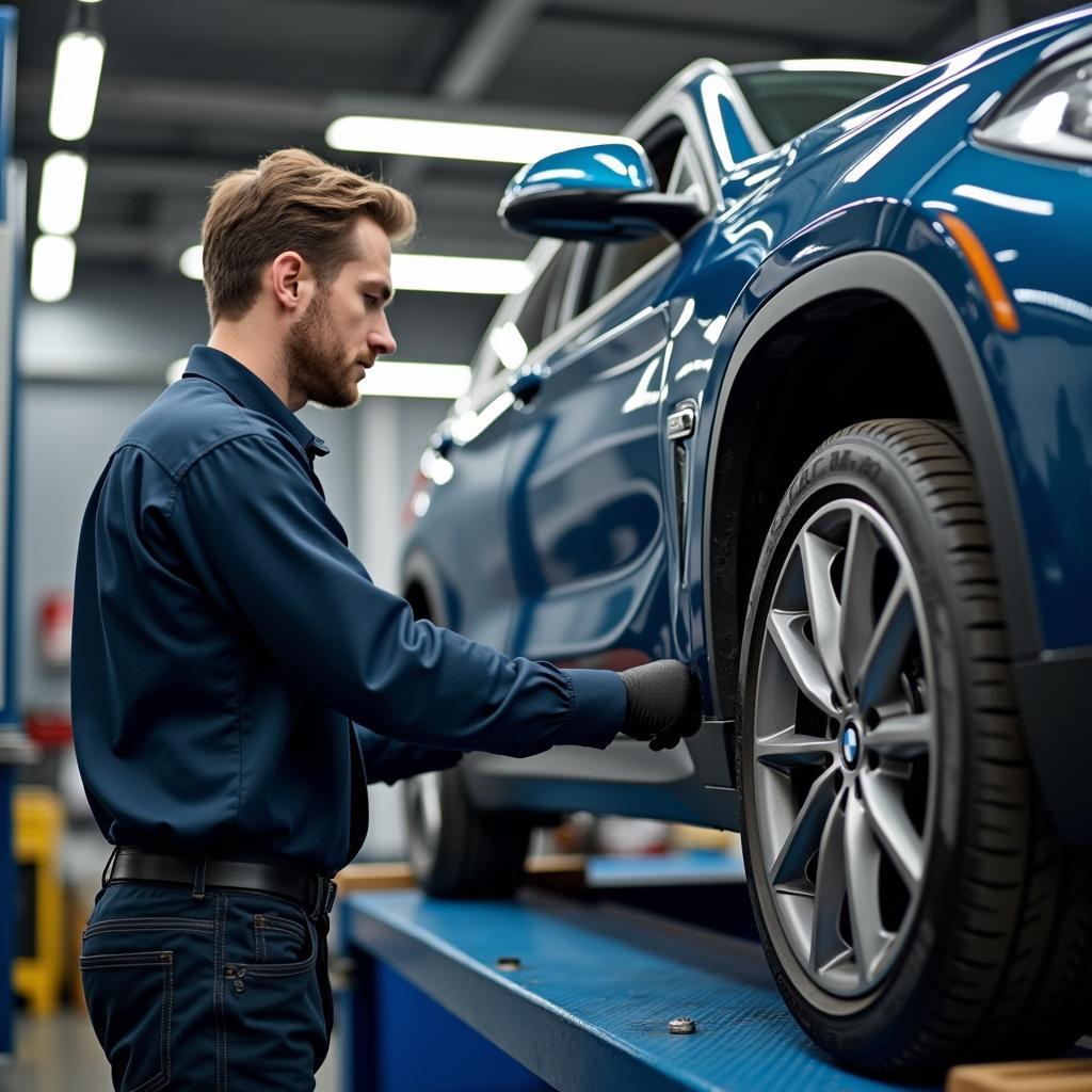 Expert BMW X3 repair at a specialized shop