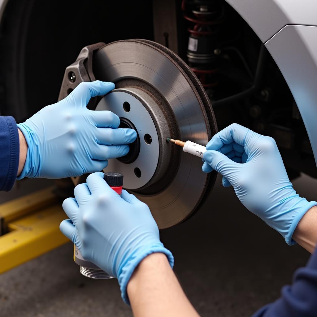 Lubricating Brake Caliper Pins