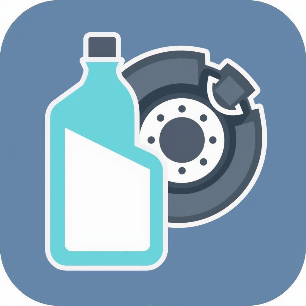 Brake fluid flush icon PNG 