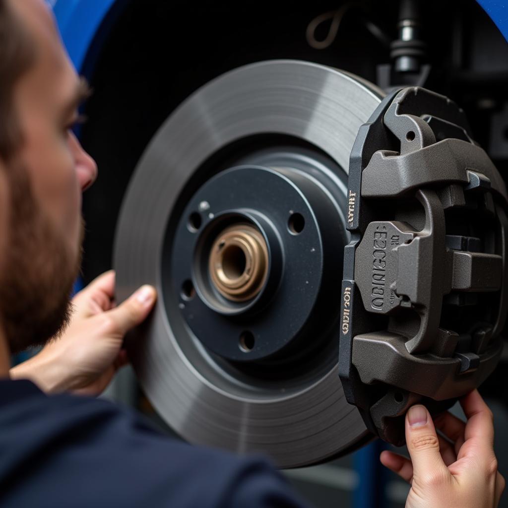 Inspecting Brake Pads for Wear