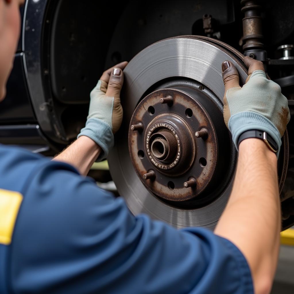 Brake Pad Inspection