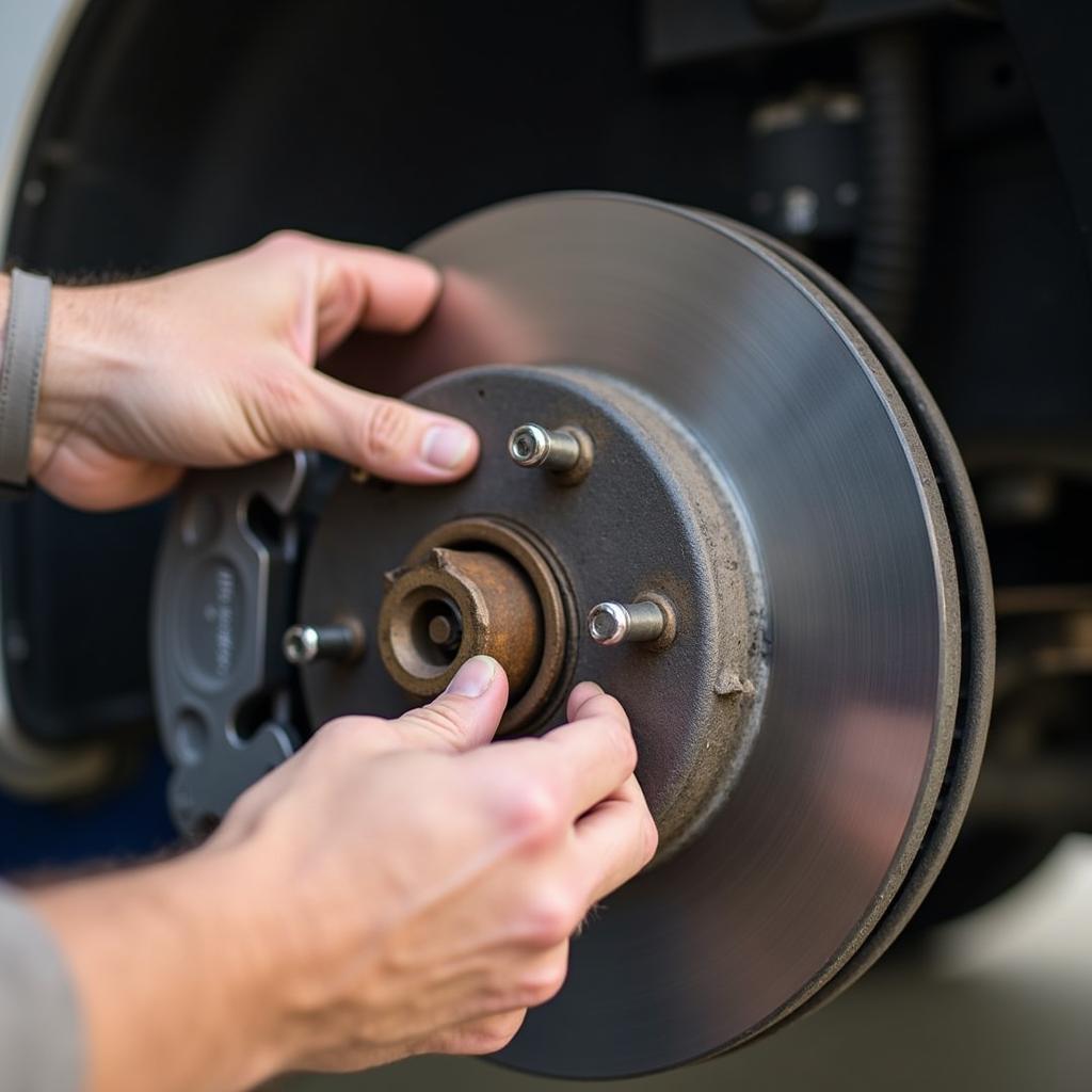 Checking Brake Pads