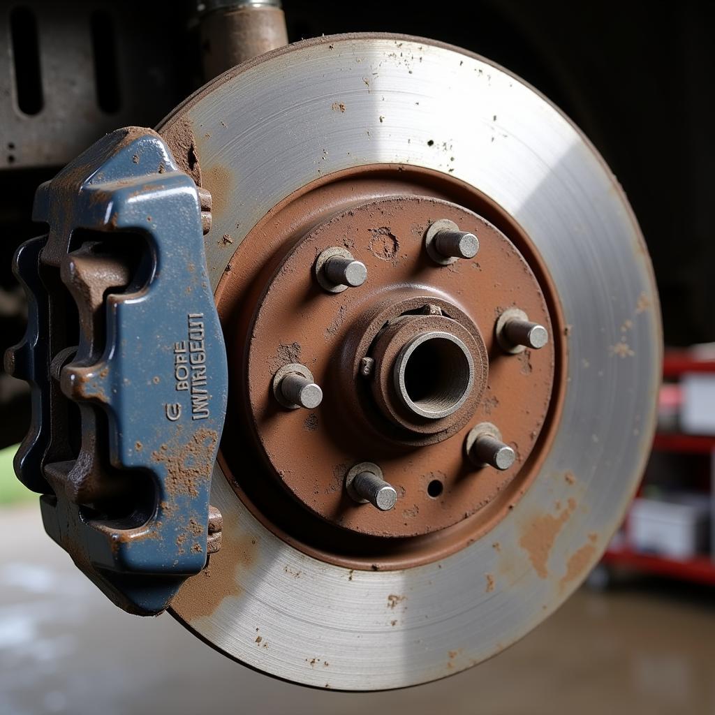 Brake Rotor and Caliper