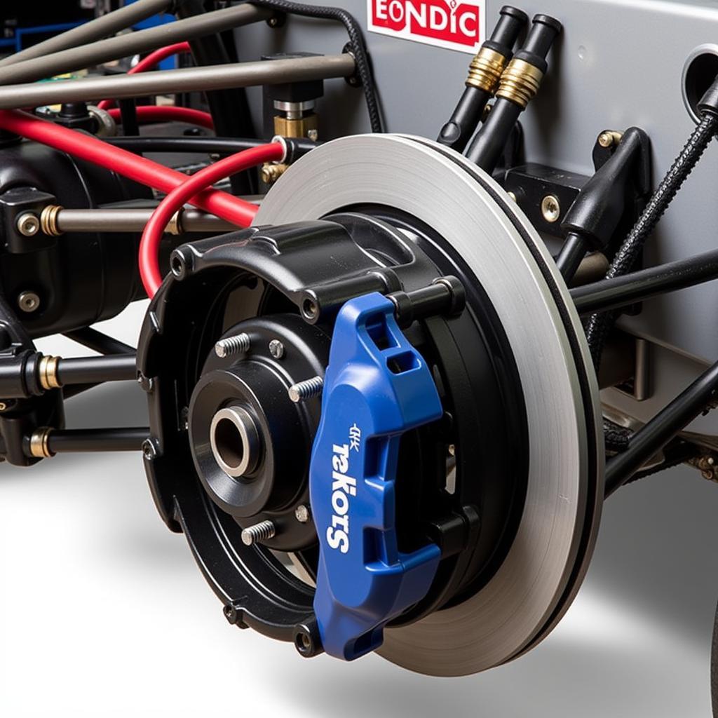 Race car brake system components