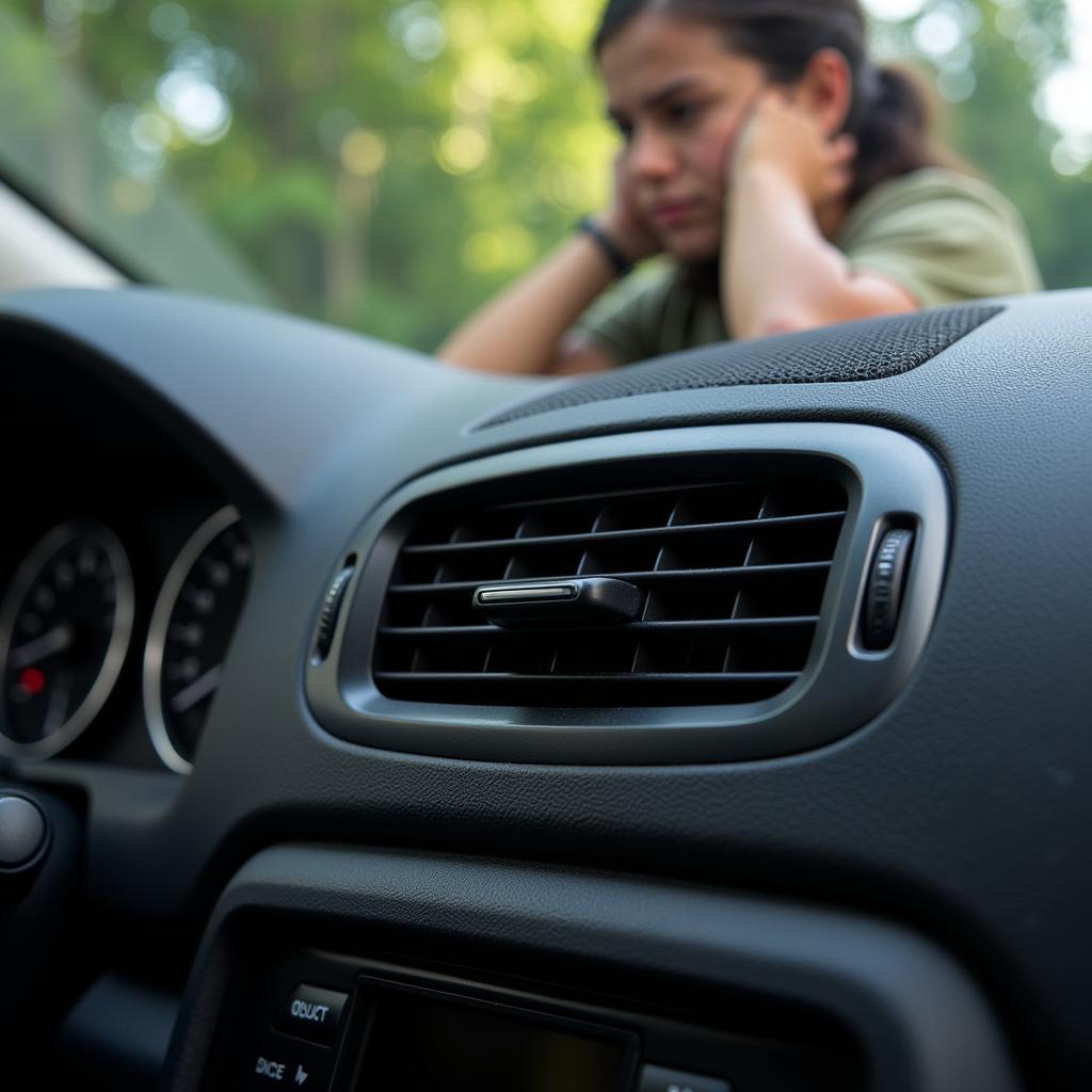 Car AC blowing weak air