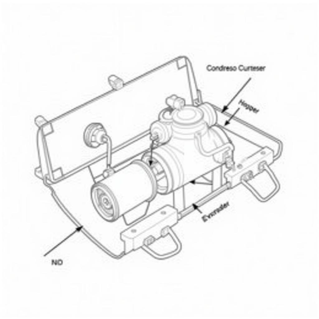 Car AC Compressor and Related Components