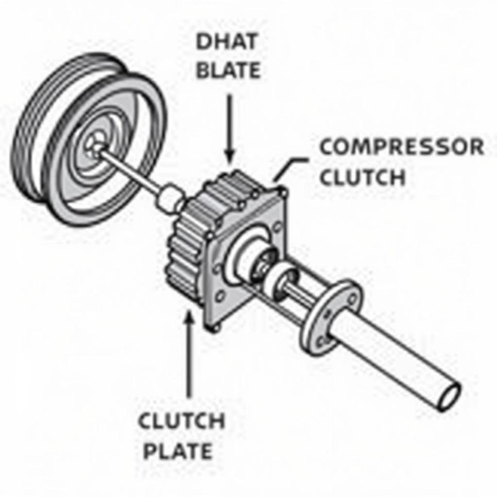 Car AC Compressor Clutch Diagram