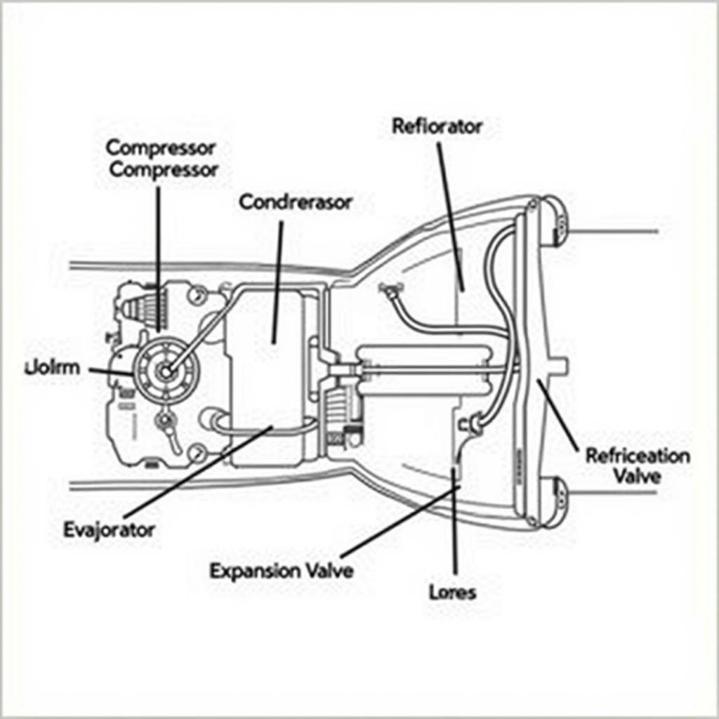 Car AC Compressor Diagram