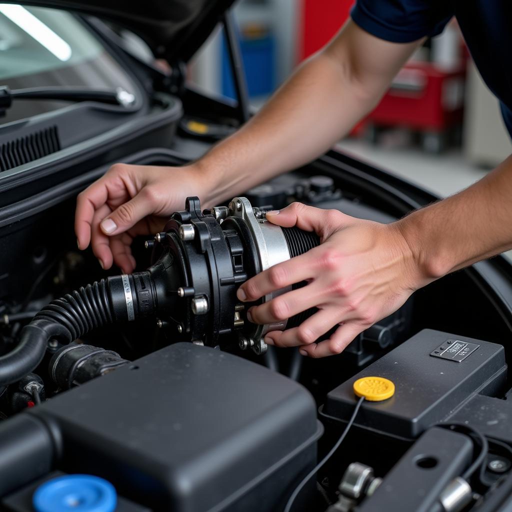 Car AC Compressor Repair