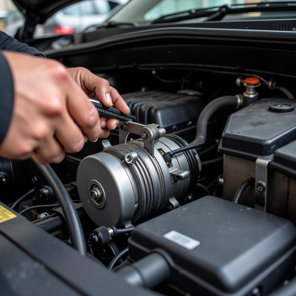 Car AC Compressor Repair