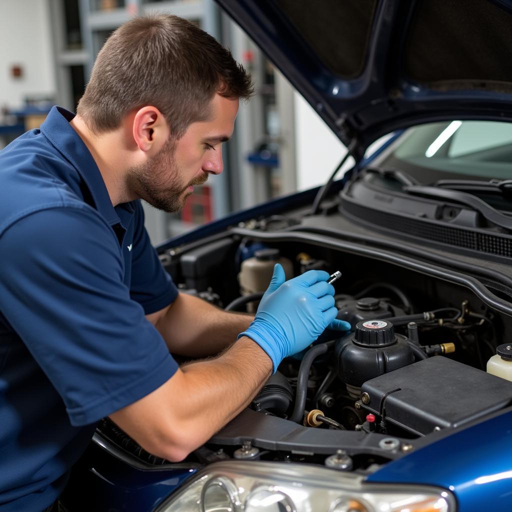 Car AC Compressor Replacement