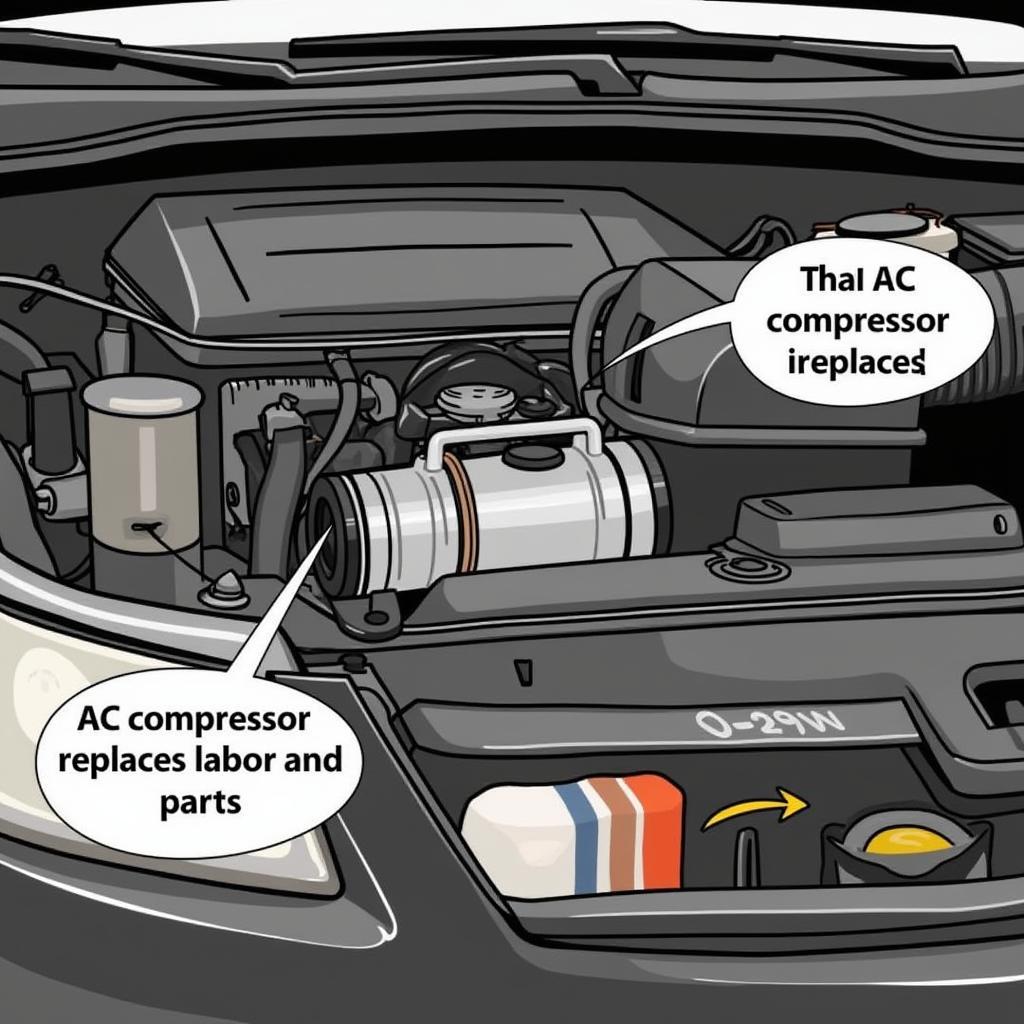 Car AC Compressor Replacement