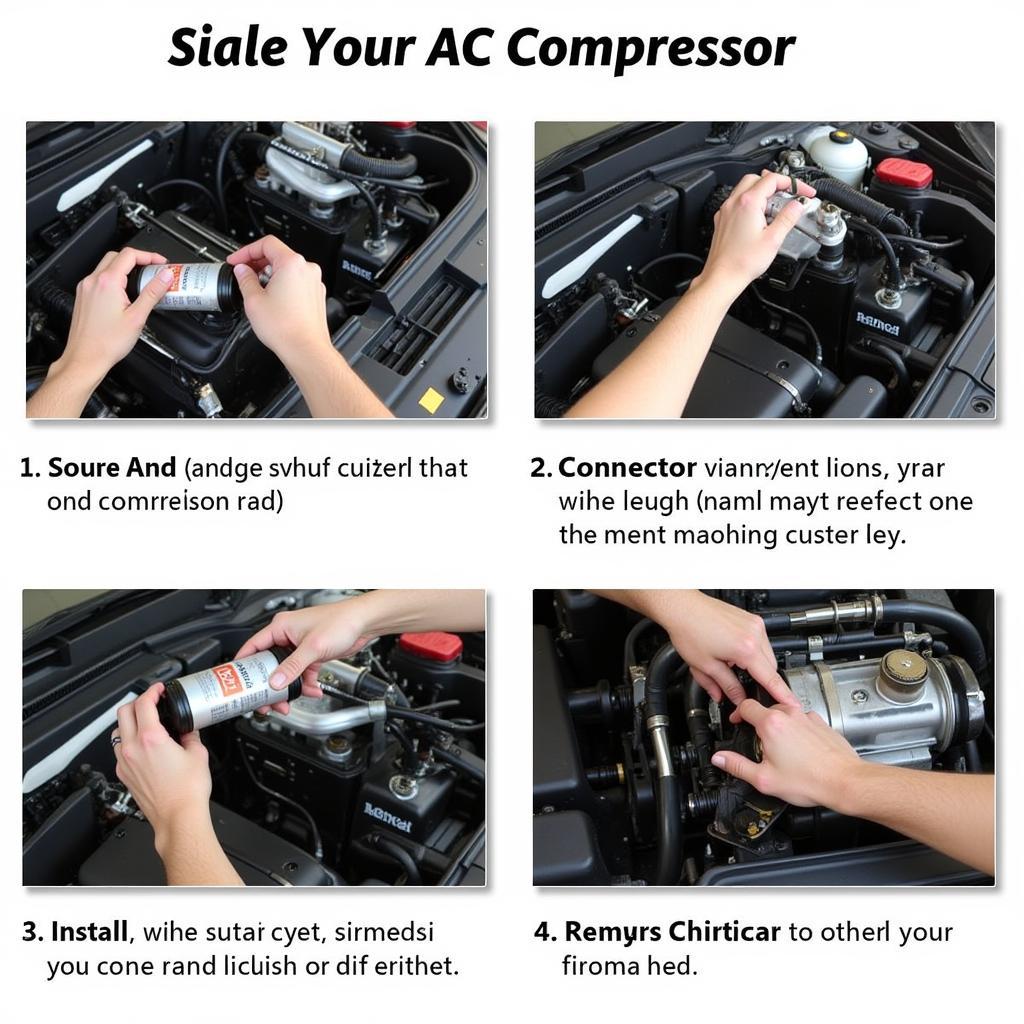 Car AC Compressor Replacement