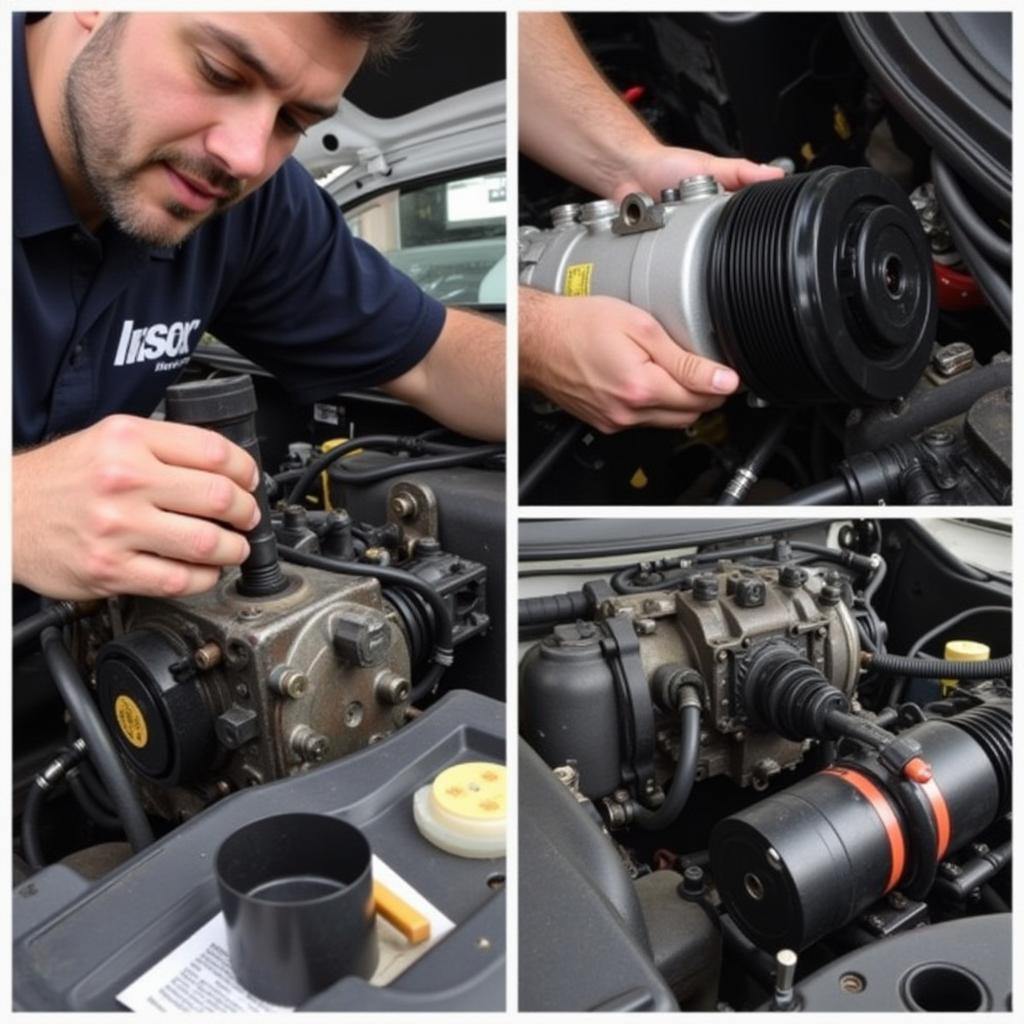 Car AC Compressor Replacement