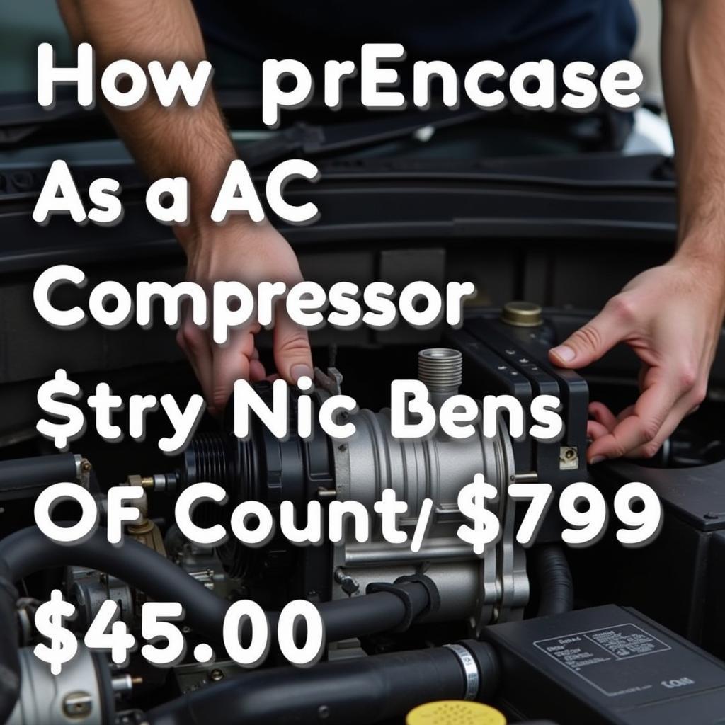 Car AC Compressor Replacement Cost