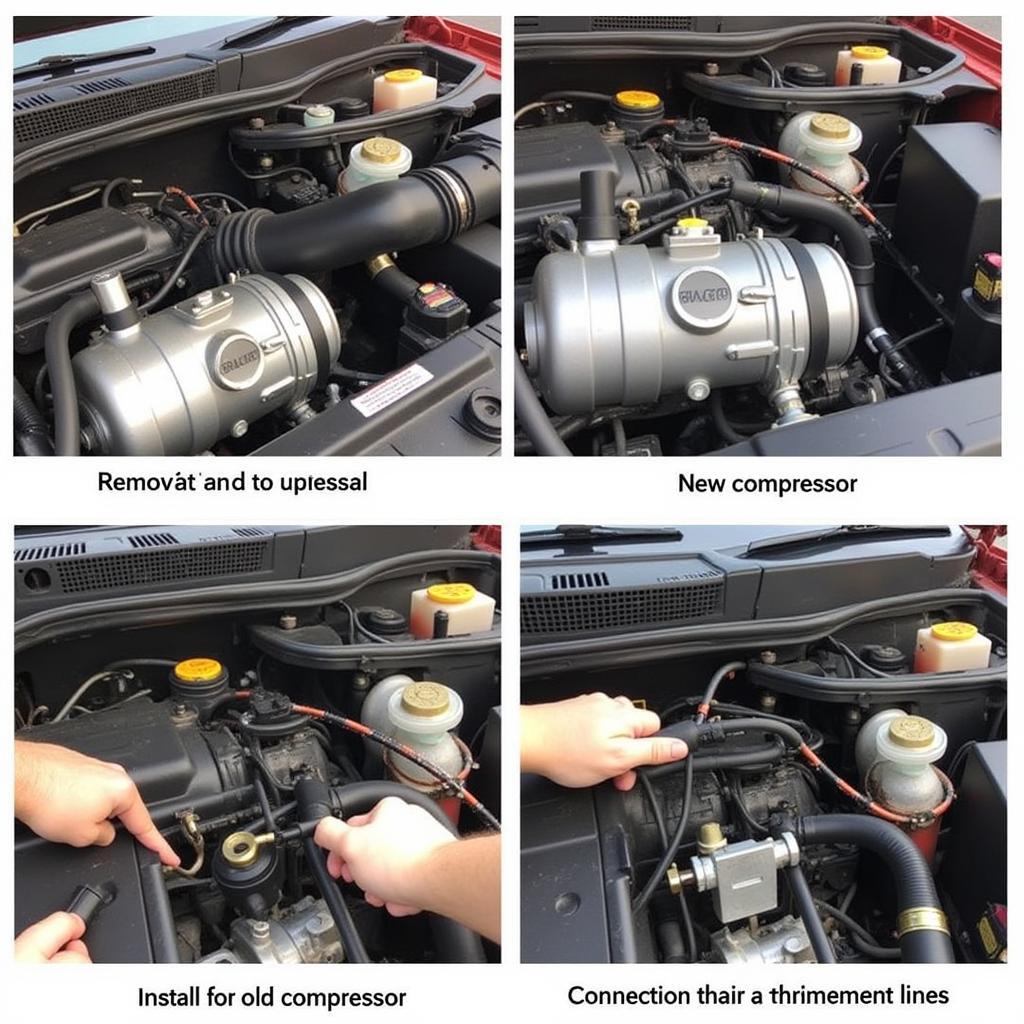 Replacing a Car AC Compressor