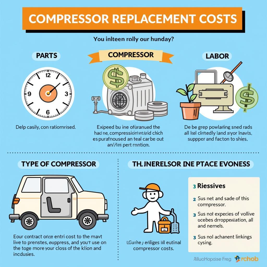 Car AC Compressor Replacement Cost Factors