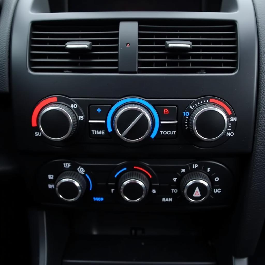 Car Air Conditioner Dials