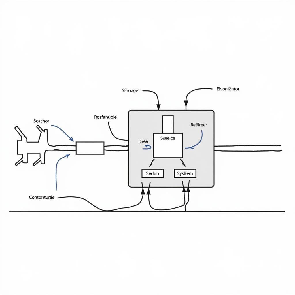 Car AC Evaporator Diagram