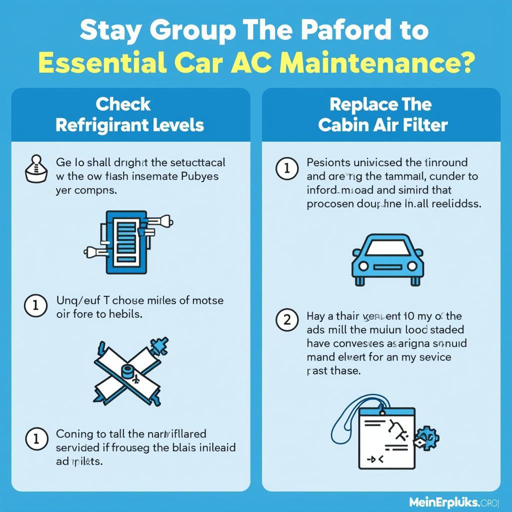 Car AC Maintenance Checklist