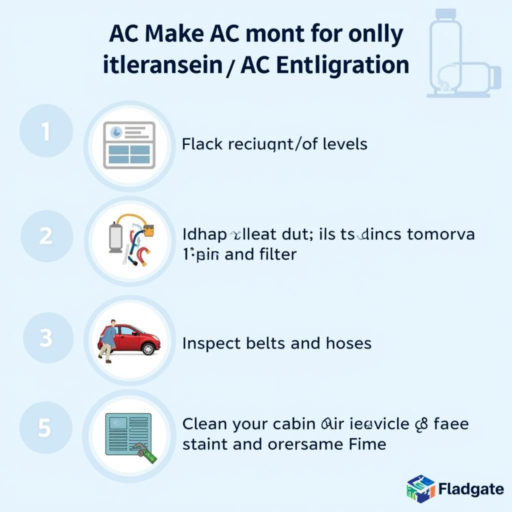 Car AC maintenance checklist