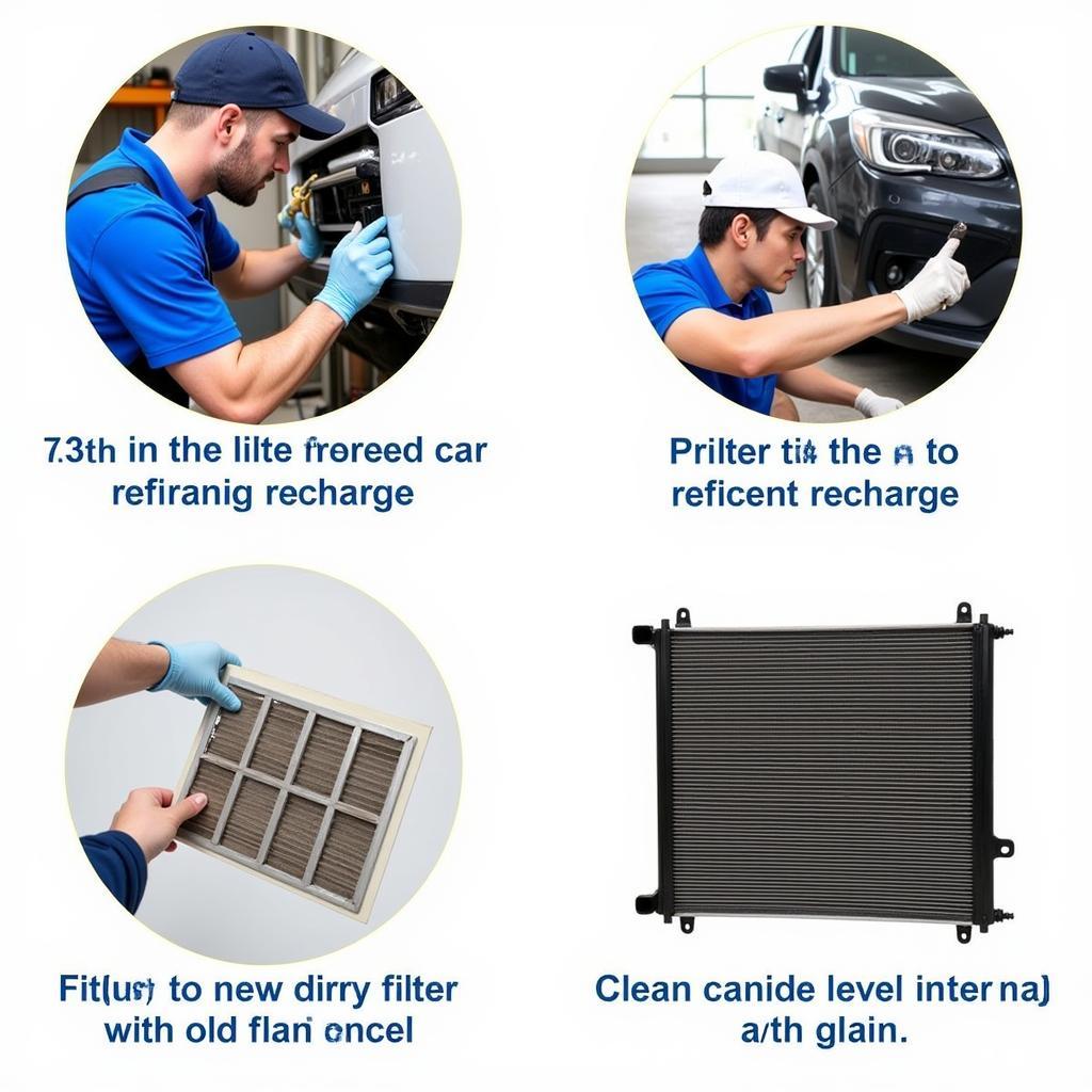 Car AC Maintenance Tips: Regular Inspections, Refrigerant Recharge, Cabin Air Filter Replacement, Clean Condenser