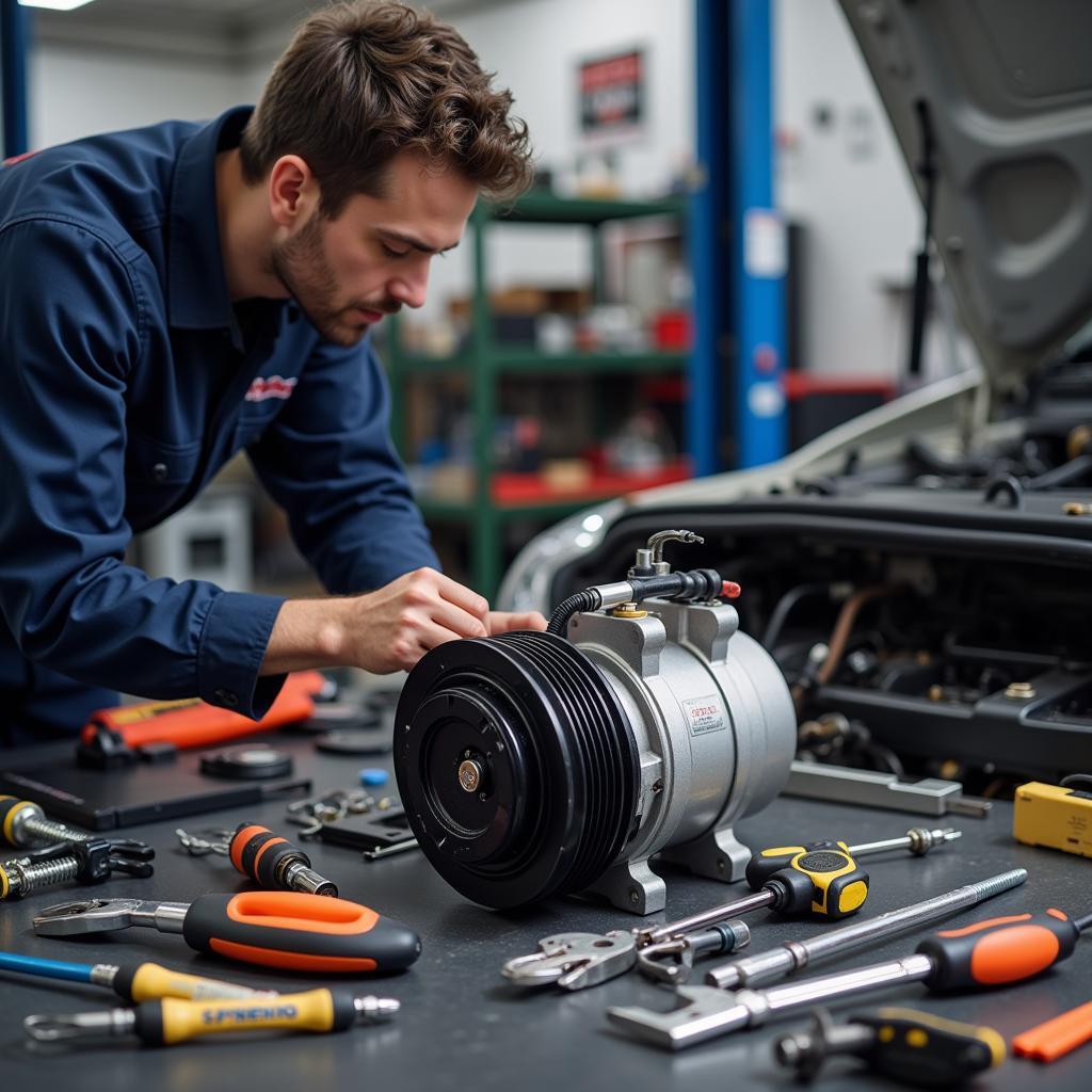 Car AC Repair: Compressor Replacement