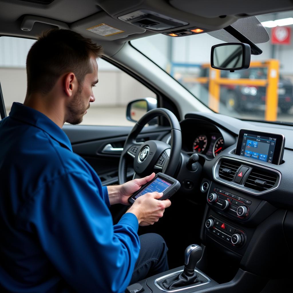 Diagnosing car AC issue with computer