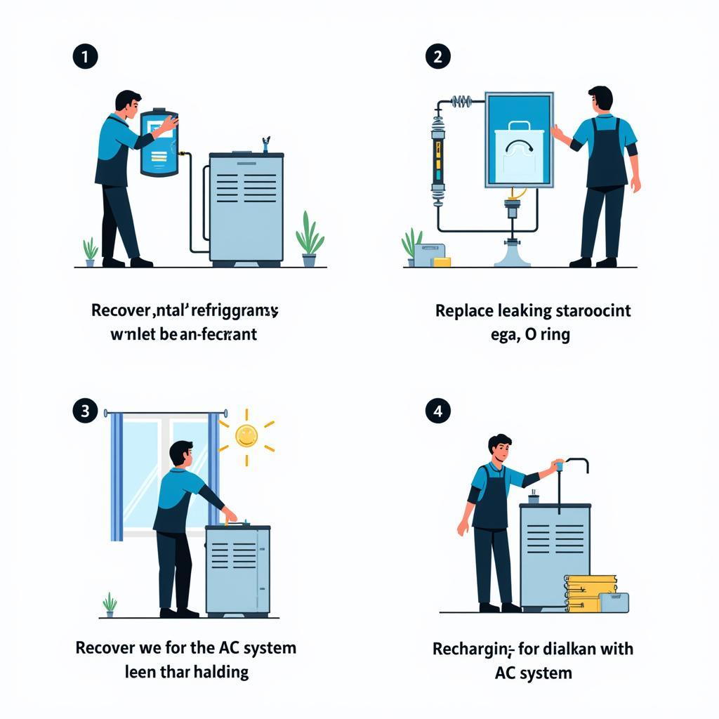 Car AC Repair Process