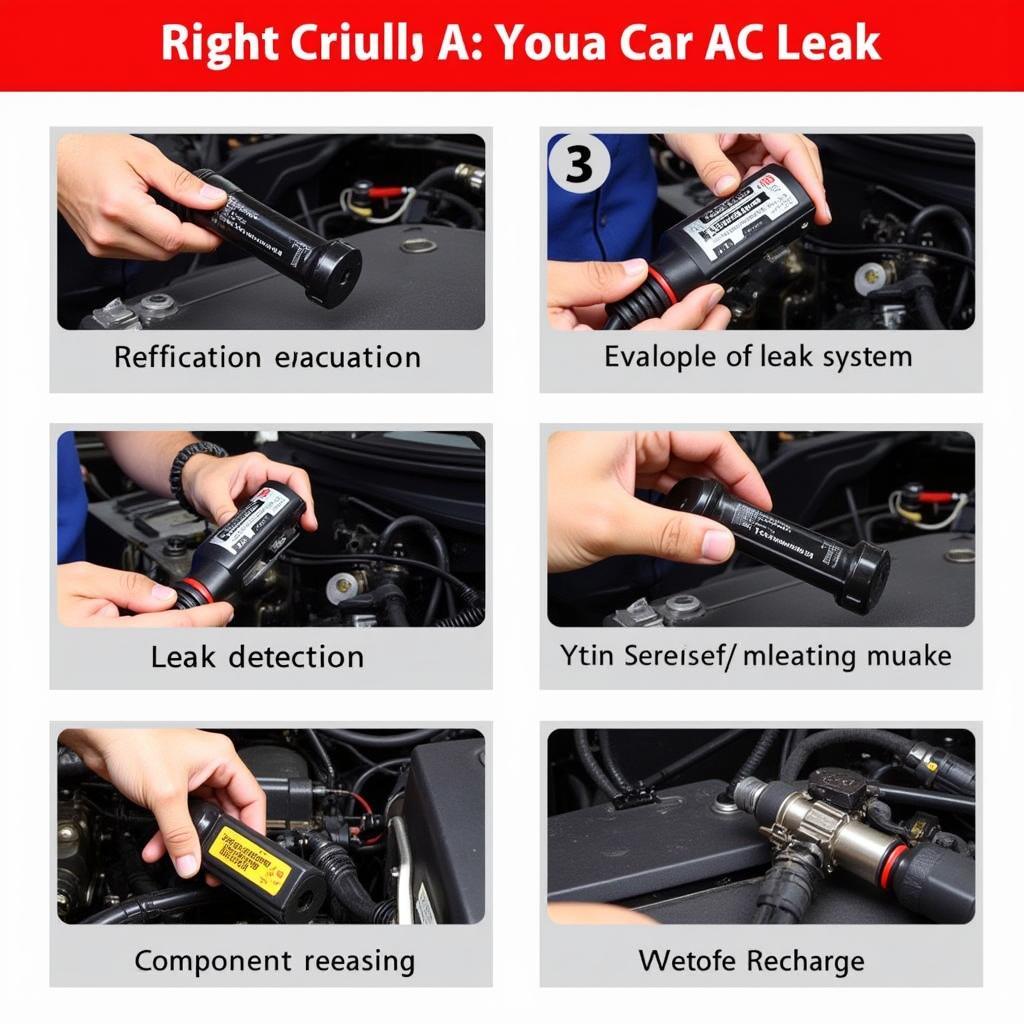 Car AC Repair Process