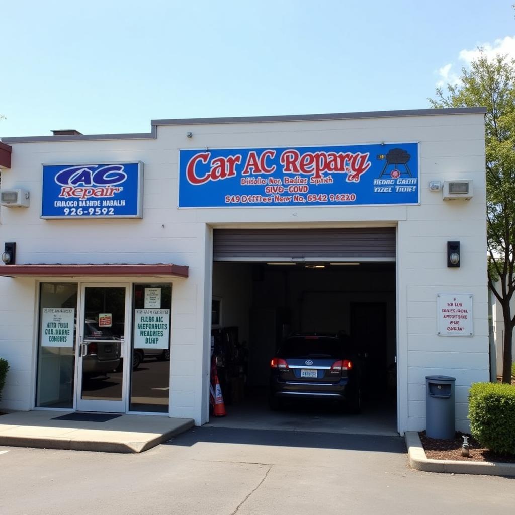 Car AC repair shop