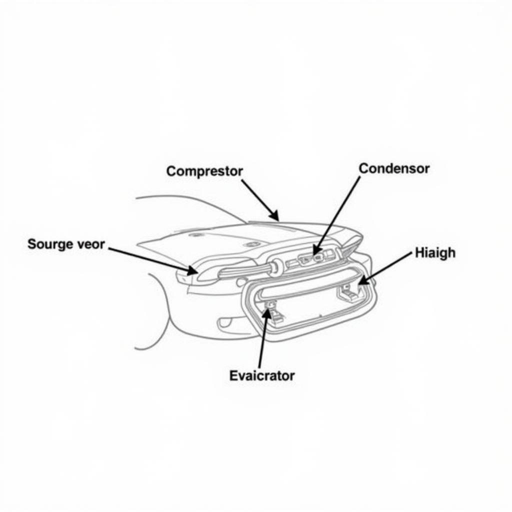 Car AC System Components