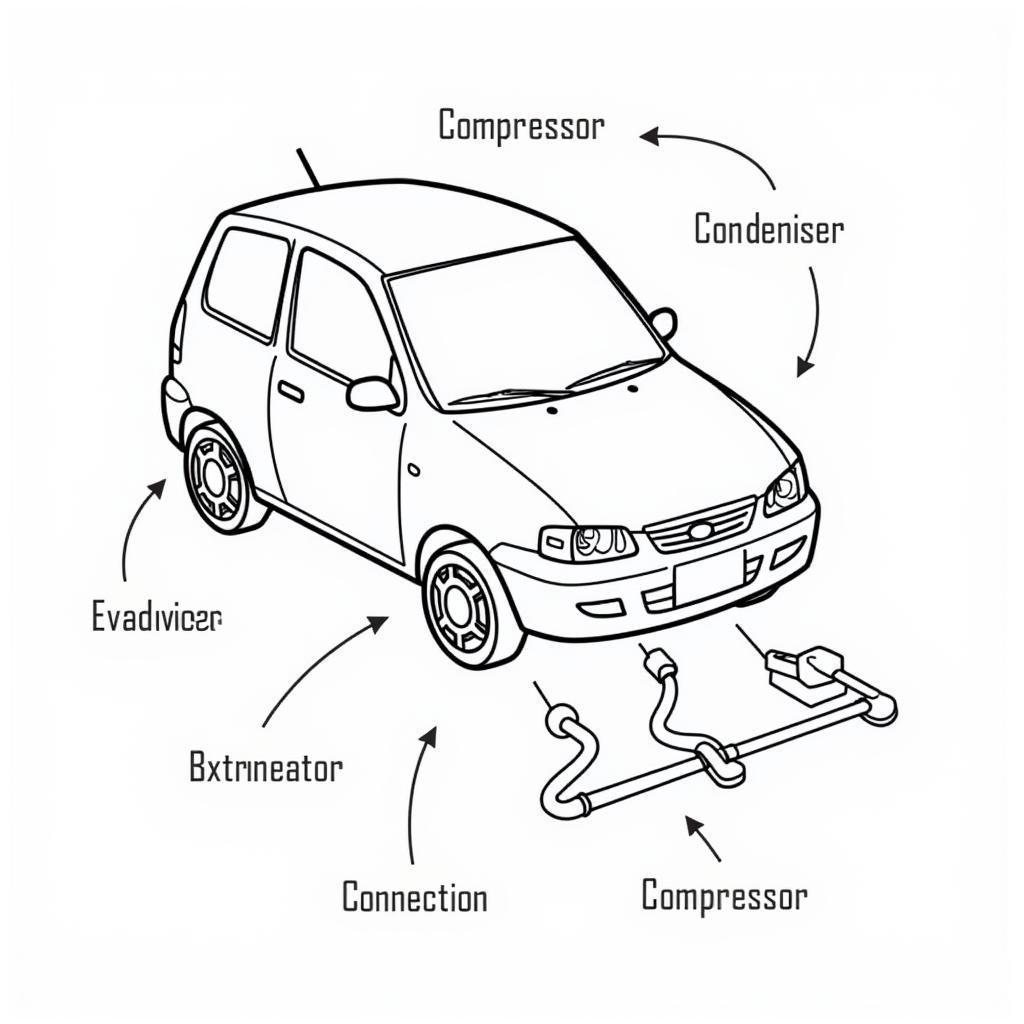 Car Air Conditioning System Components